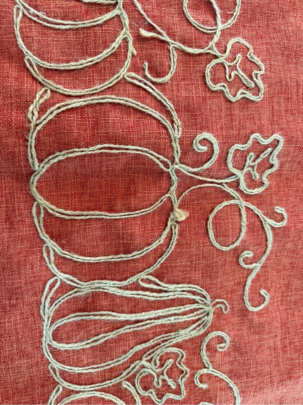 Embroidered Fall Pumpkin Table Runner - Picture 3 of 4